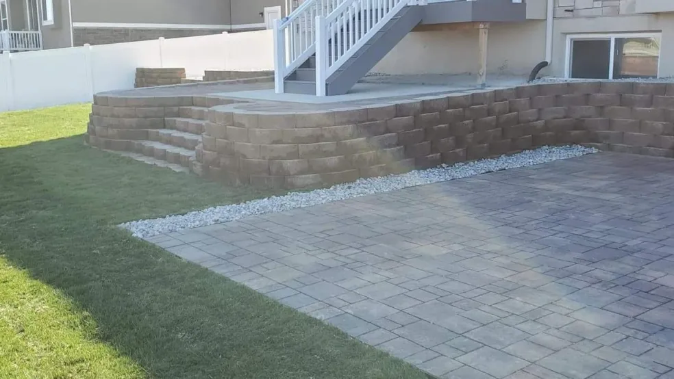 Landscaping project in Utah — front yard transformation